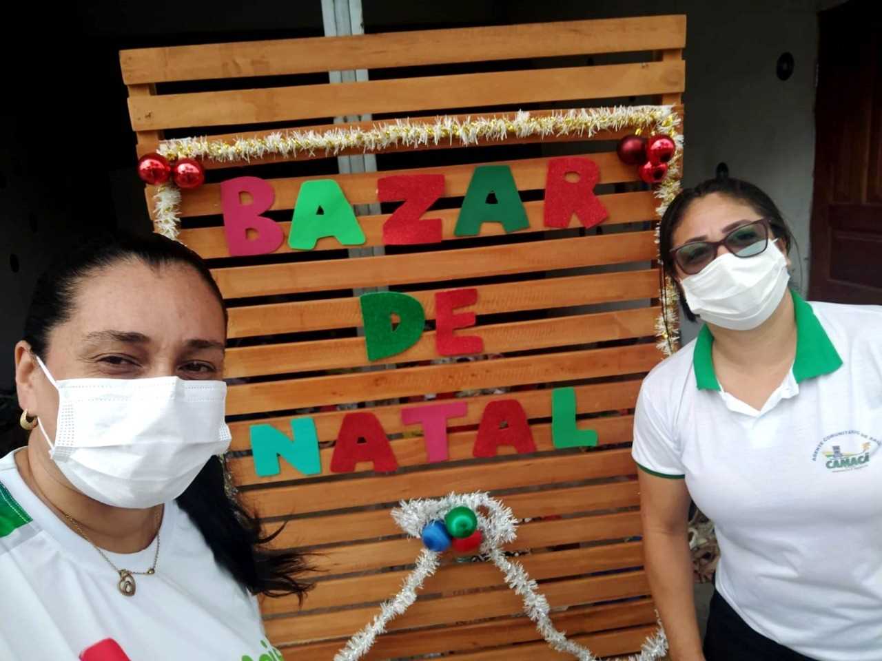 Camacã: Unidade de Saúde Euvaldo Maia encerra suas as atividades do ano com o Bazar de Natal